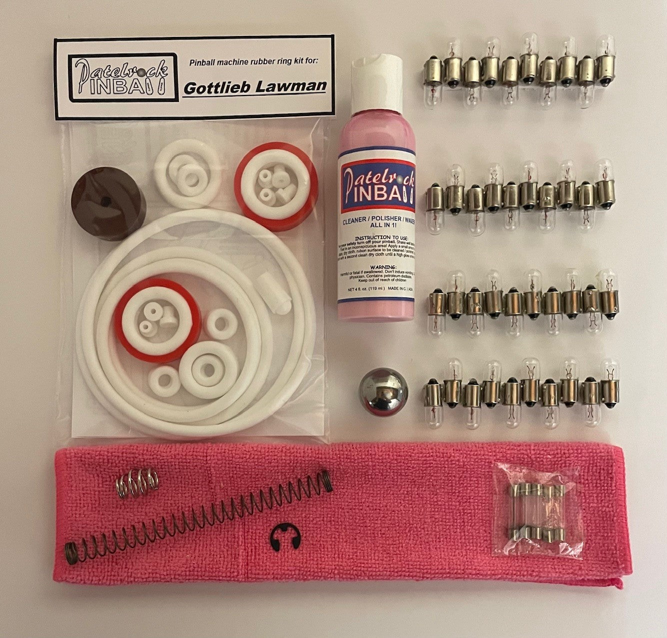 Gottlieb Lawman Pinball Machine Maintenance Kit