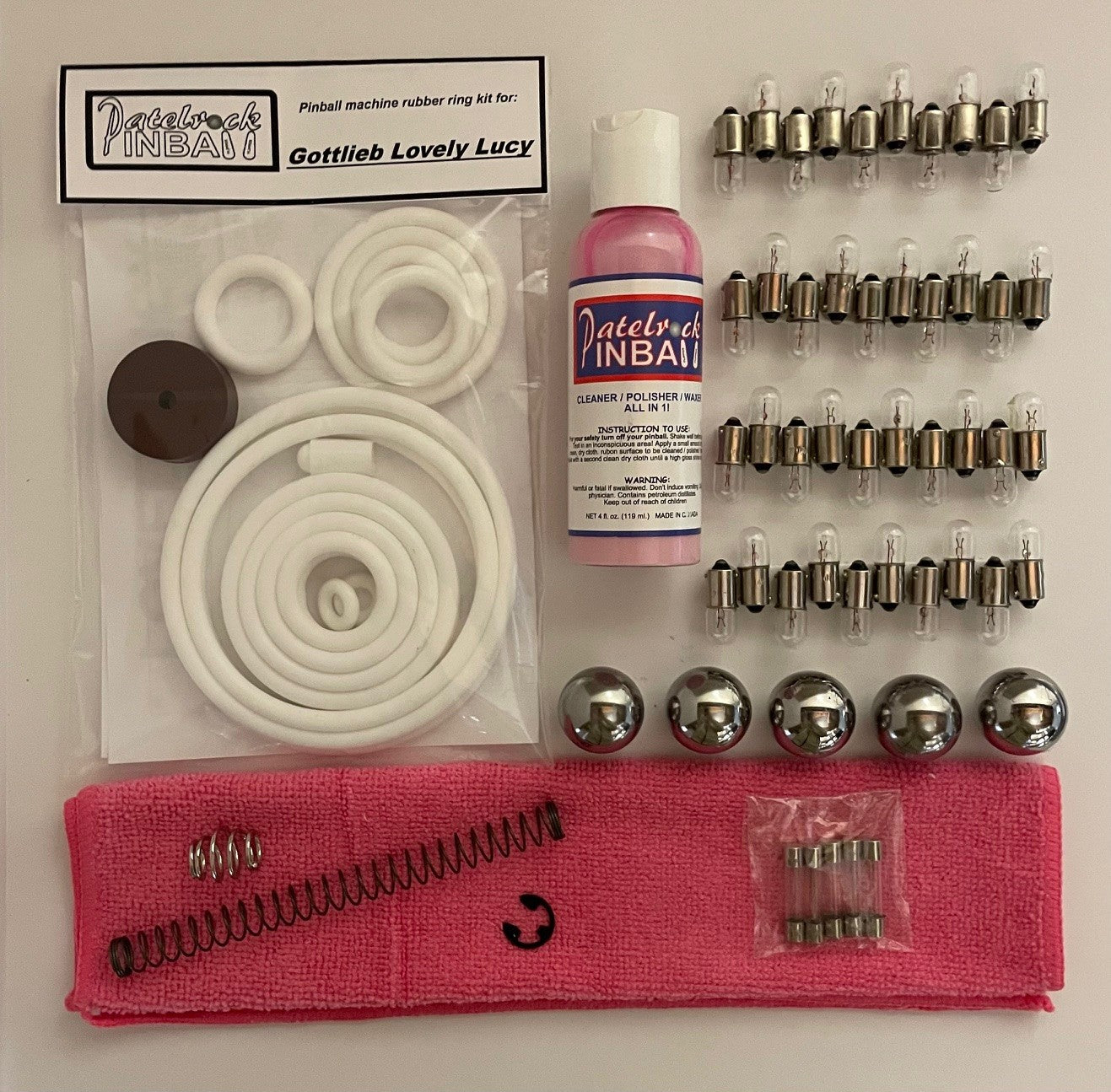 Gottlieb Lovely Lucy Pinball Machine Maintenance Kit