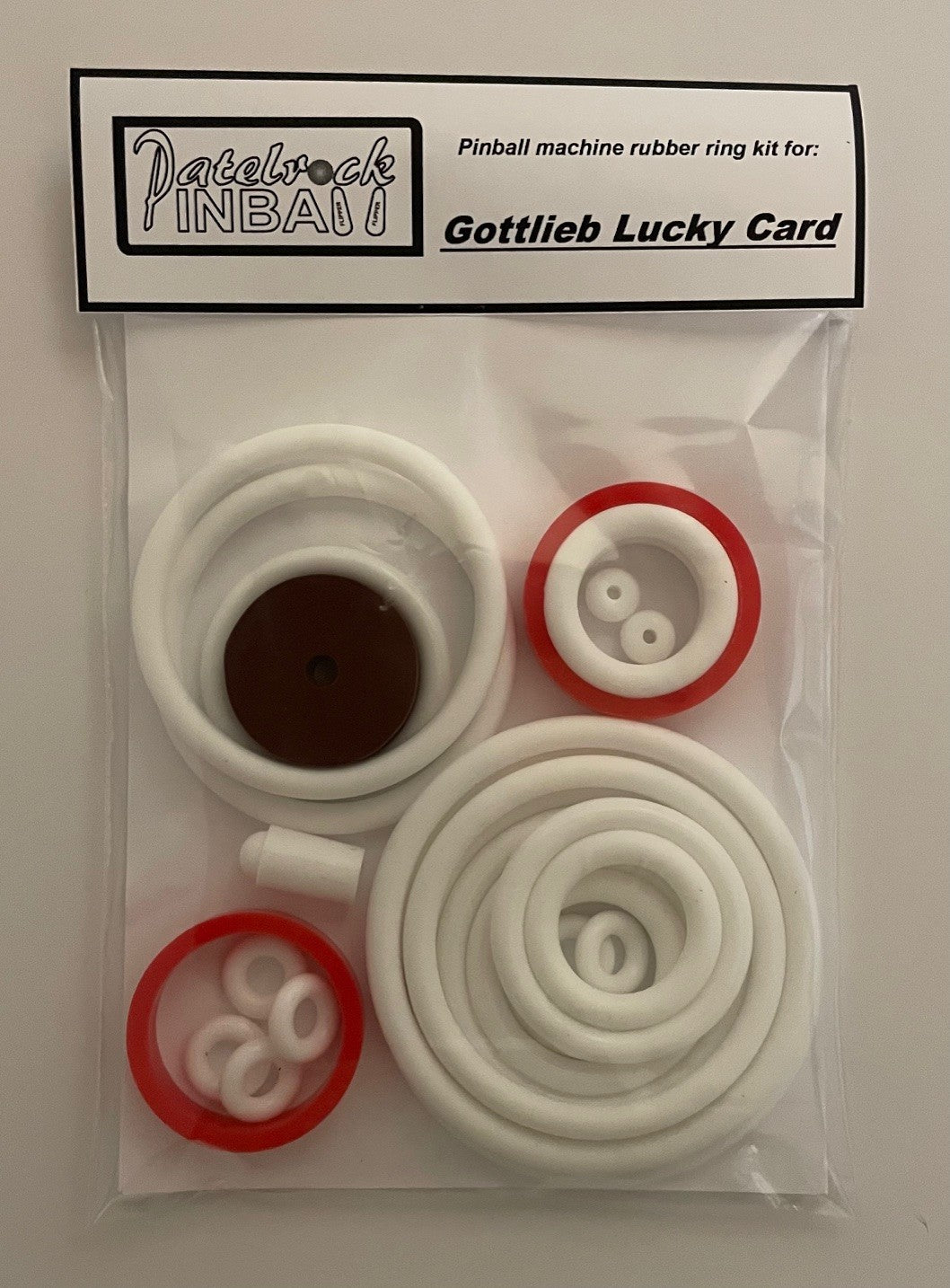 Gottlieb Lucky Card Pinball Machine Rubber Ring Kit