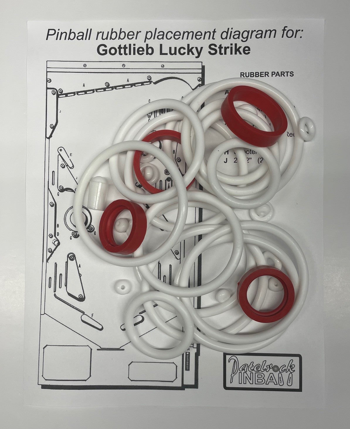Gottlieb Lucky Strike Pinball Machine Maintenance Kit