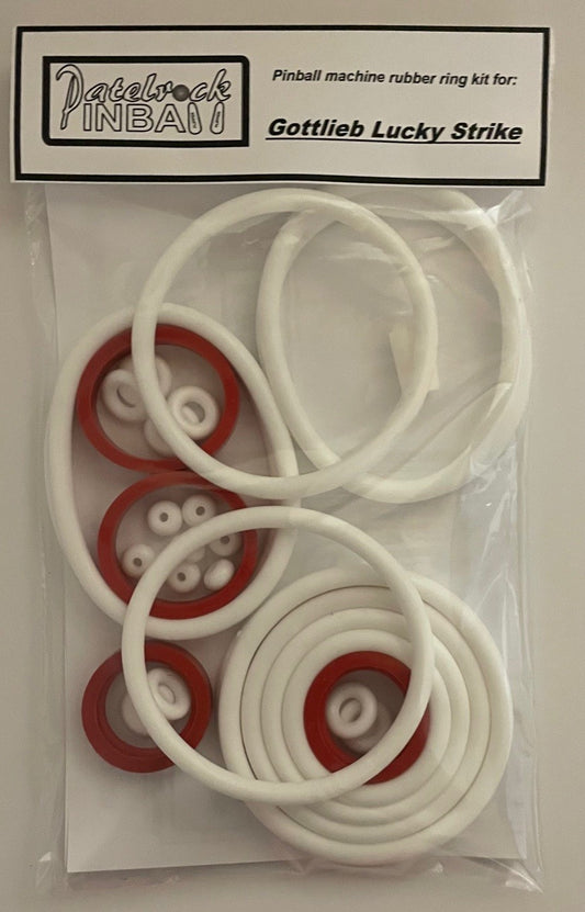 Gottlieb Lucky Strike Pinball Machine Rubber Ring Kit