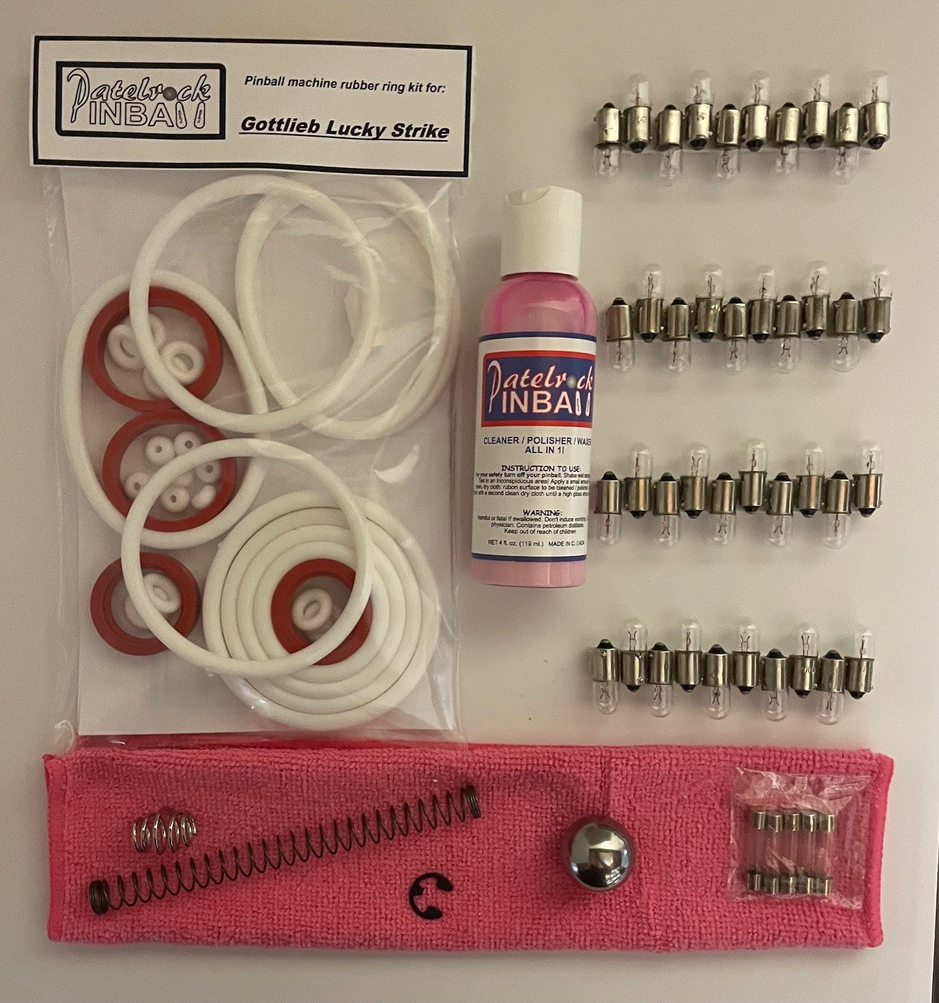 Gottlieb Lucky Strike Pinball Machine Maintenance Kit