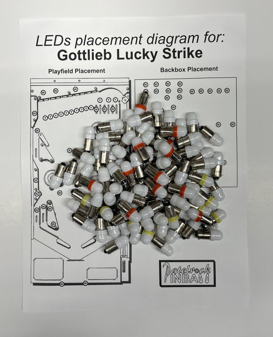 Gottlieb Lucky Strike LED Conversion Kit