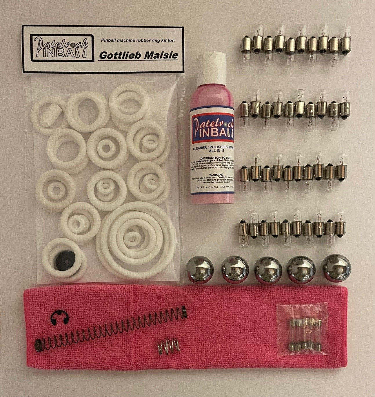Gottlieb Maisie Pinball Machine Maintenance Kit