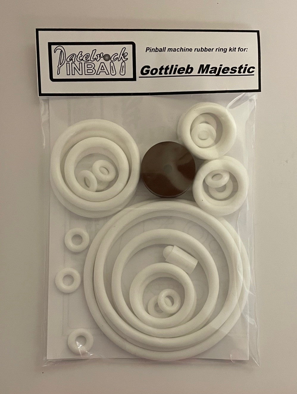 Gottlieb Majestic Pinball Machine Rubber Ring Kit