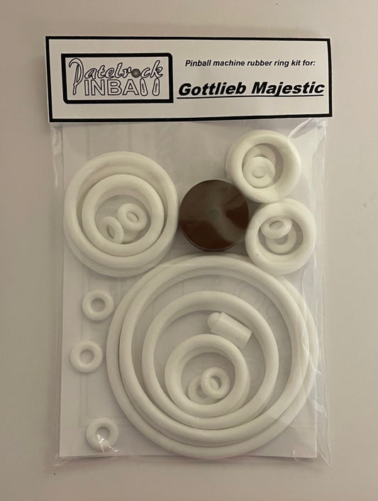Gottlieb Majestic Pinball Machine Rubber Ring Kit