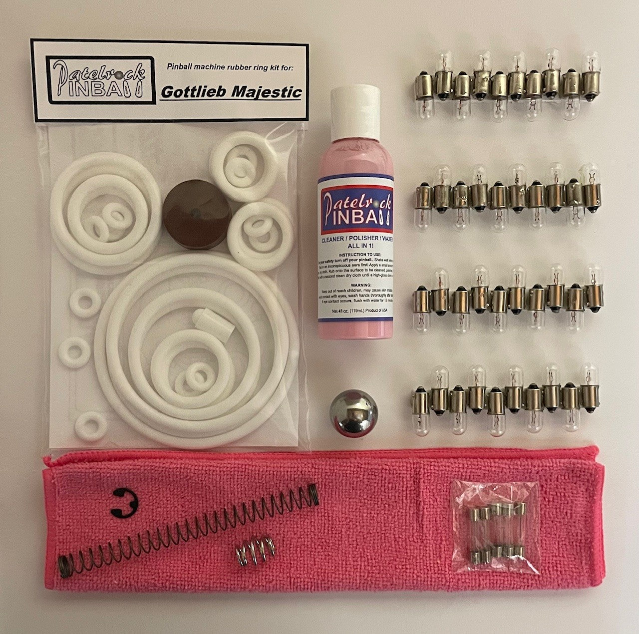 Gottlieb Majestic Pinball Machine Maintenance Kit