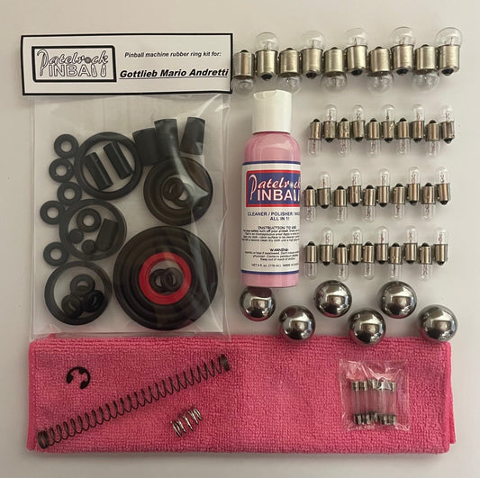 Gottlieb Mario Andretti Pinball Machine Maintenance Kit