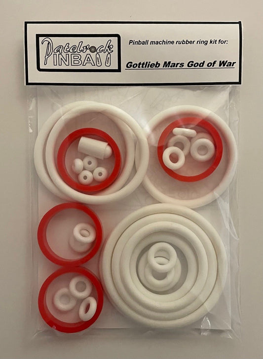 Gottlieb Mars God of War Pinball Machine Rubber Ring Kit