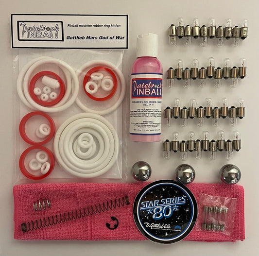 Gottlieb Mars God of War Pinball Machine Maintenance Kit