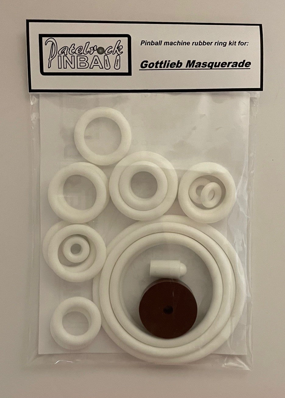 Gottlieb Masquerade Pinball Machine Rubber Ring Kit