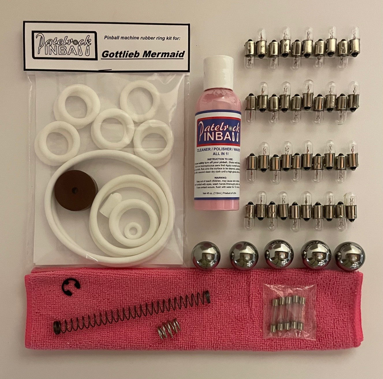 Gottlieb Mermaid Pinball Machine Maintenance Kit