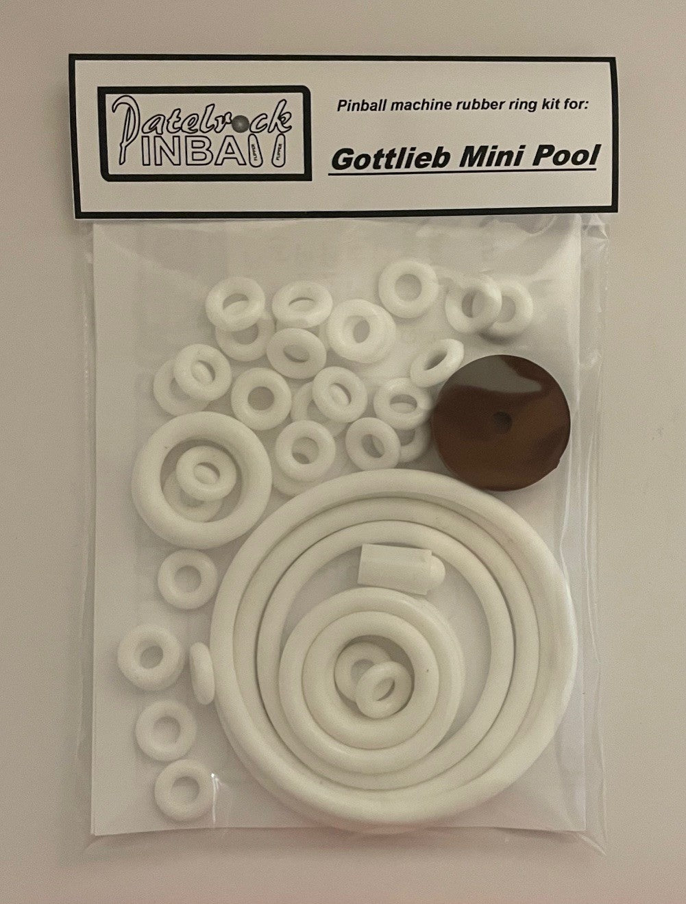 Gottlieb Mini Pool Pinball Machine Rubber Ring Kit