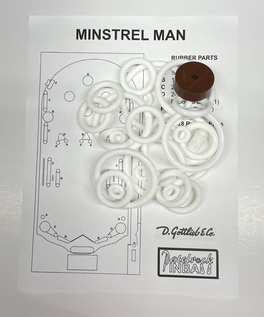Gottlieb Minstrel Man Pinball Machine Maintenance Kit