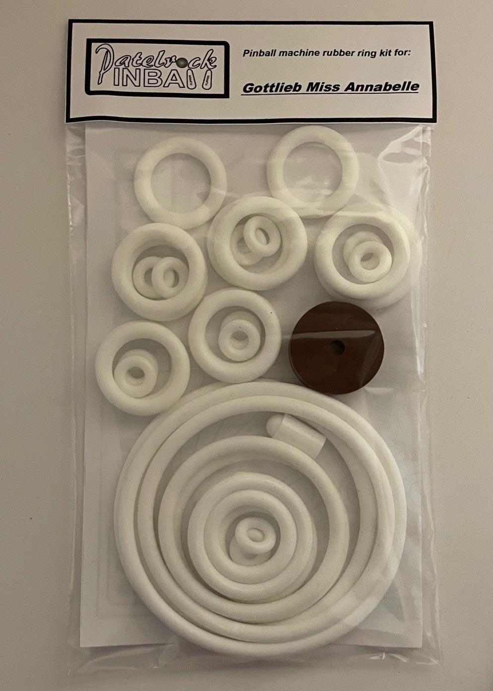 Gottlieb Miss Annabelle Pinball Machine Rubber Ring Kit
