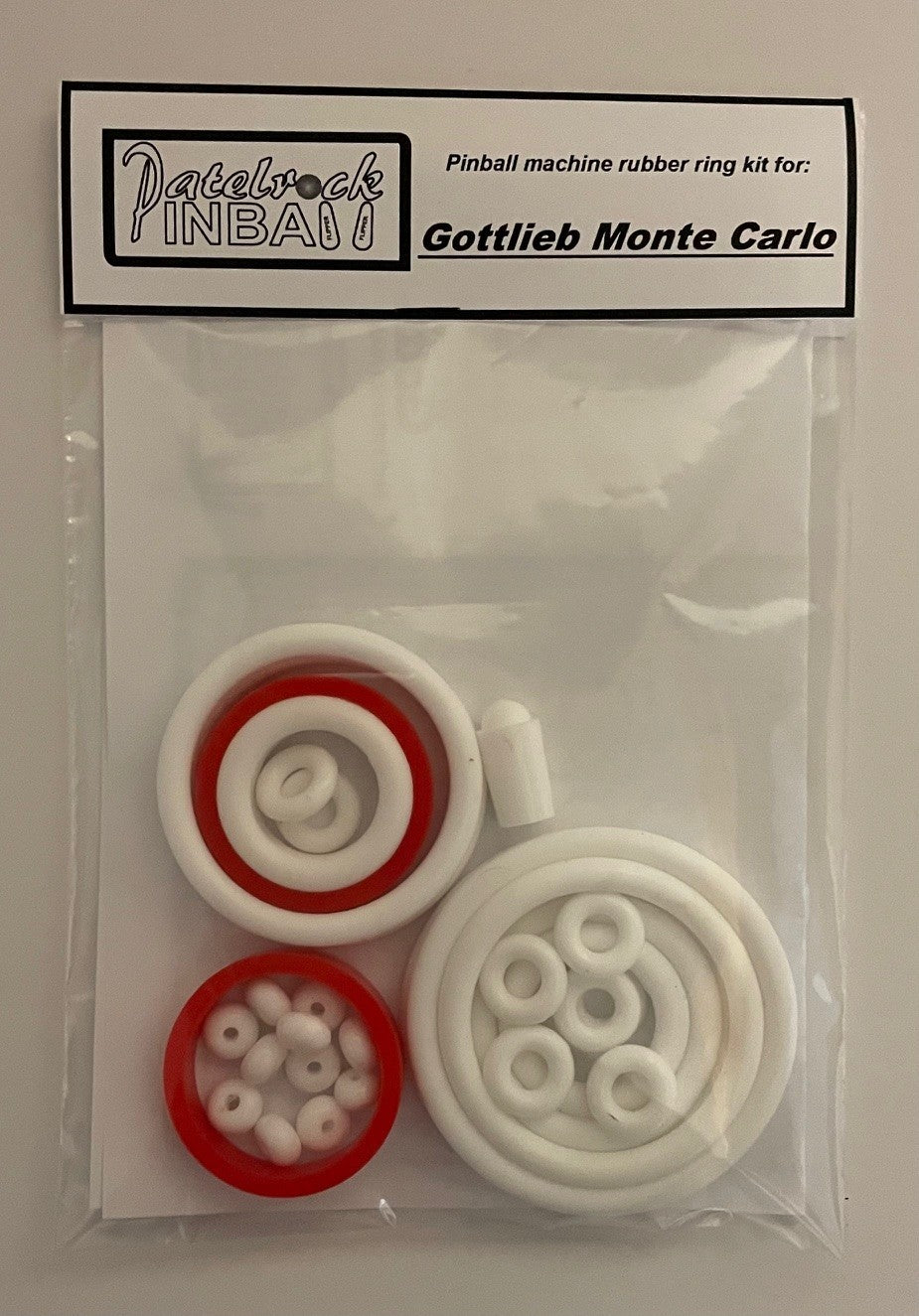 Gottlieb Monte Carlo Pinball Machine Rubber Ring Kit