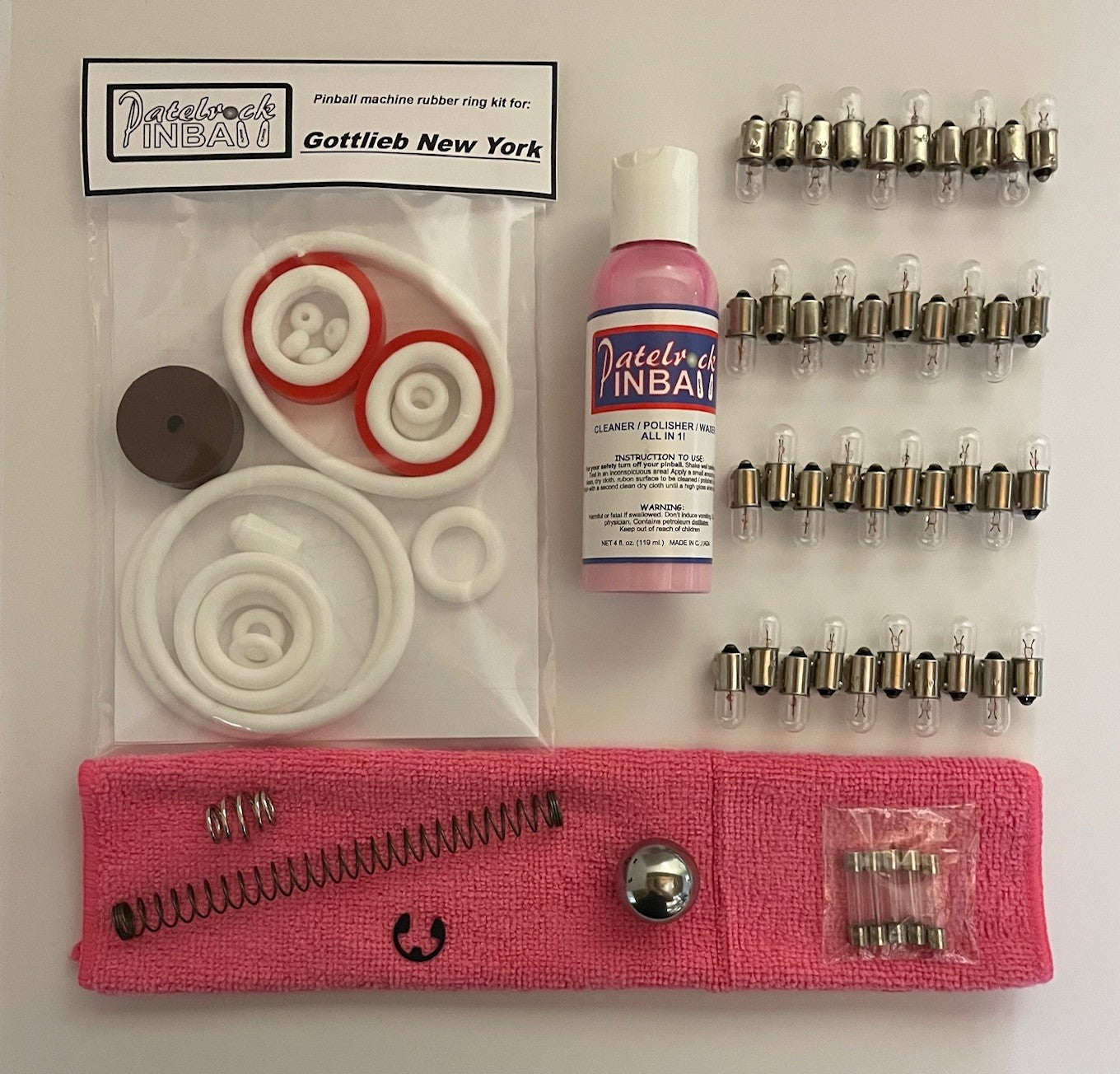Gottlieb New York Pinball Machine Maintenance Kit