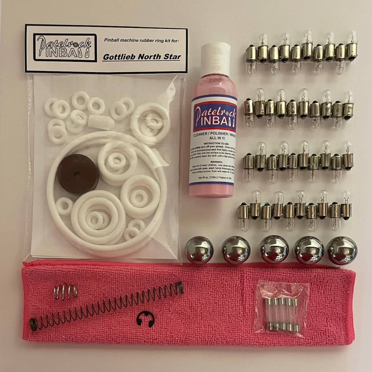 Gottlieb North Star Pinball Machine Maintenance Kit