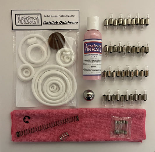 Gottlieb Oklahoma Pinball Machine Maintenance Kit