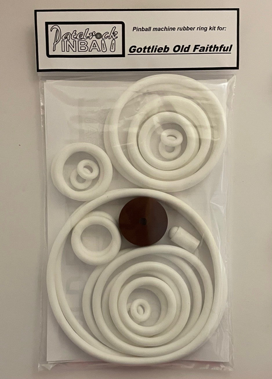 Gottlieb Old Faithful Pinball Machine Rubber Ring Kit