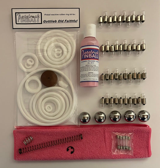 Gottlieb Old Faithful Pinball Machine Maintenance Kit