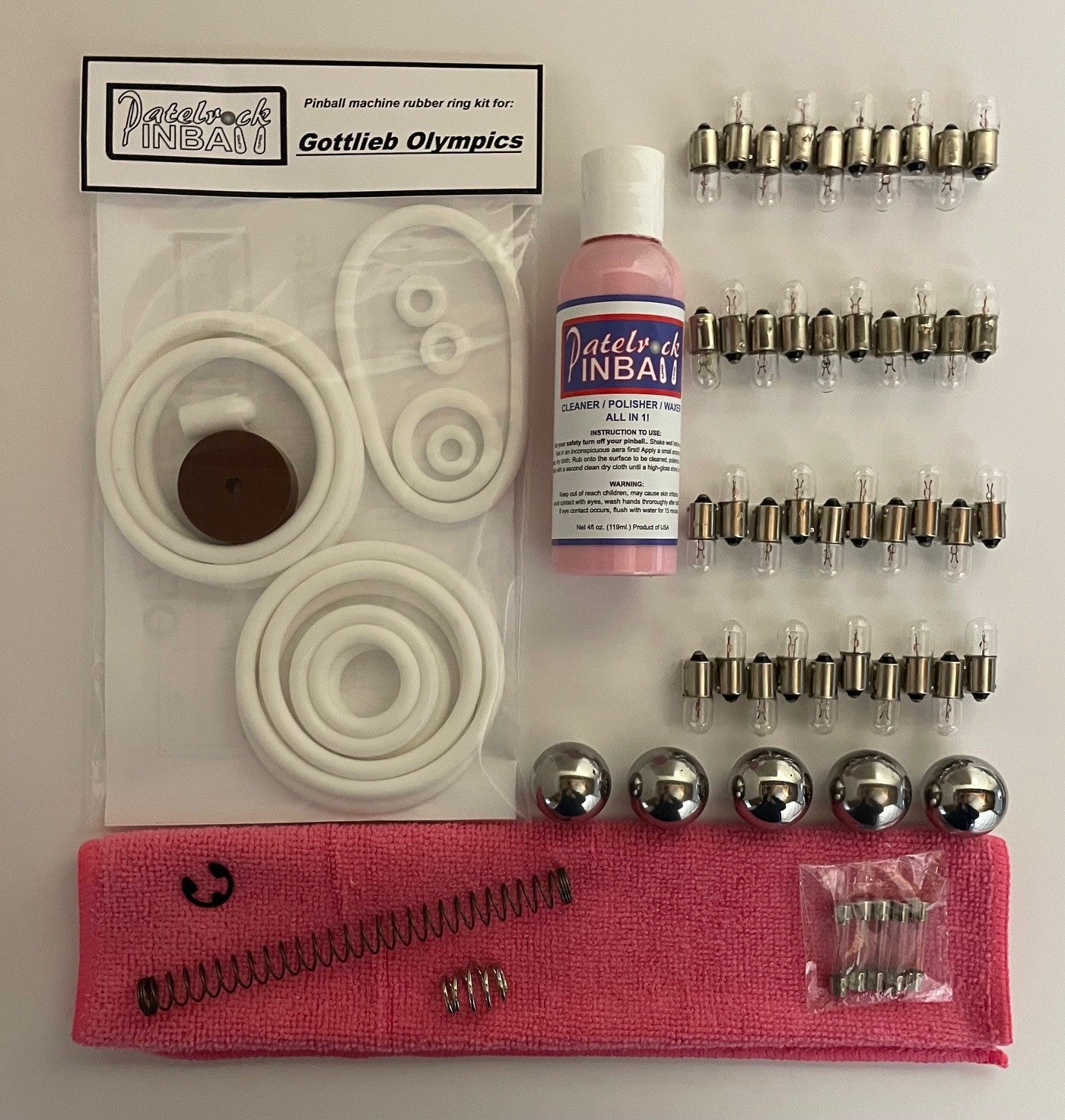 Gottlieb Olympics Pinball Machine Maintenance Kit
