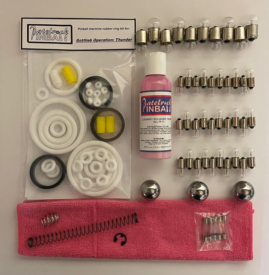 Gottlieb Operation: Thunder Pinball Machine Maintenance Kit