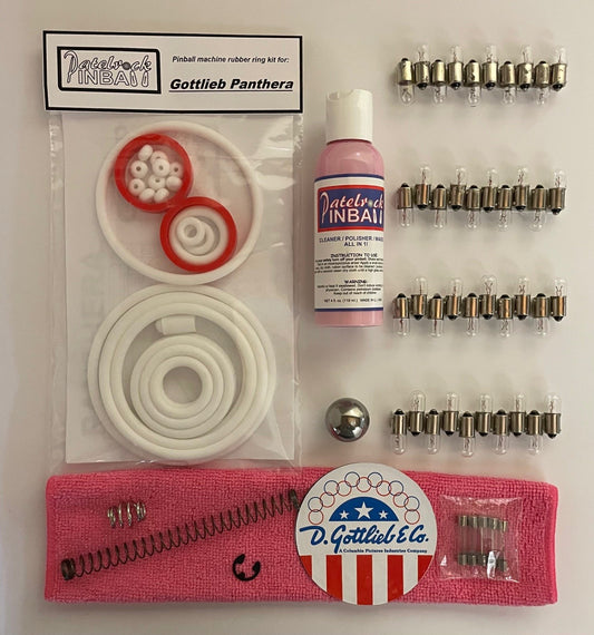 Gottlieb Panthera Pinball Machine Maintenance Kit