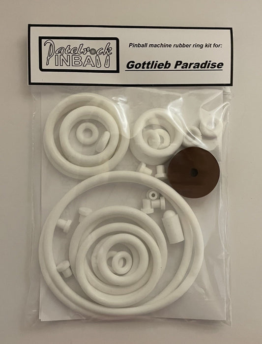 Gottlieb Paradise Pinball Machine Rubber Ring Kit