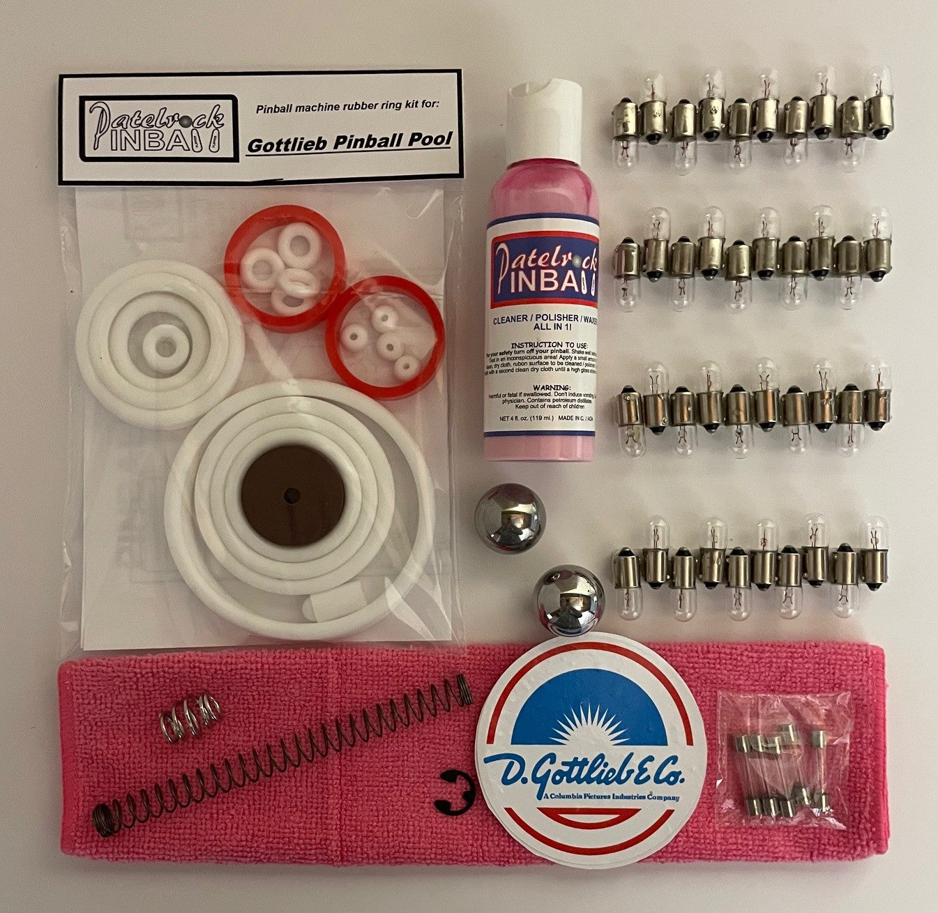Gottlieb Pinball Poll Pinball Machine Maintenance Kit