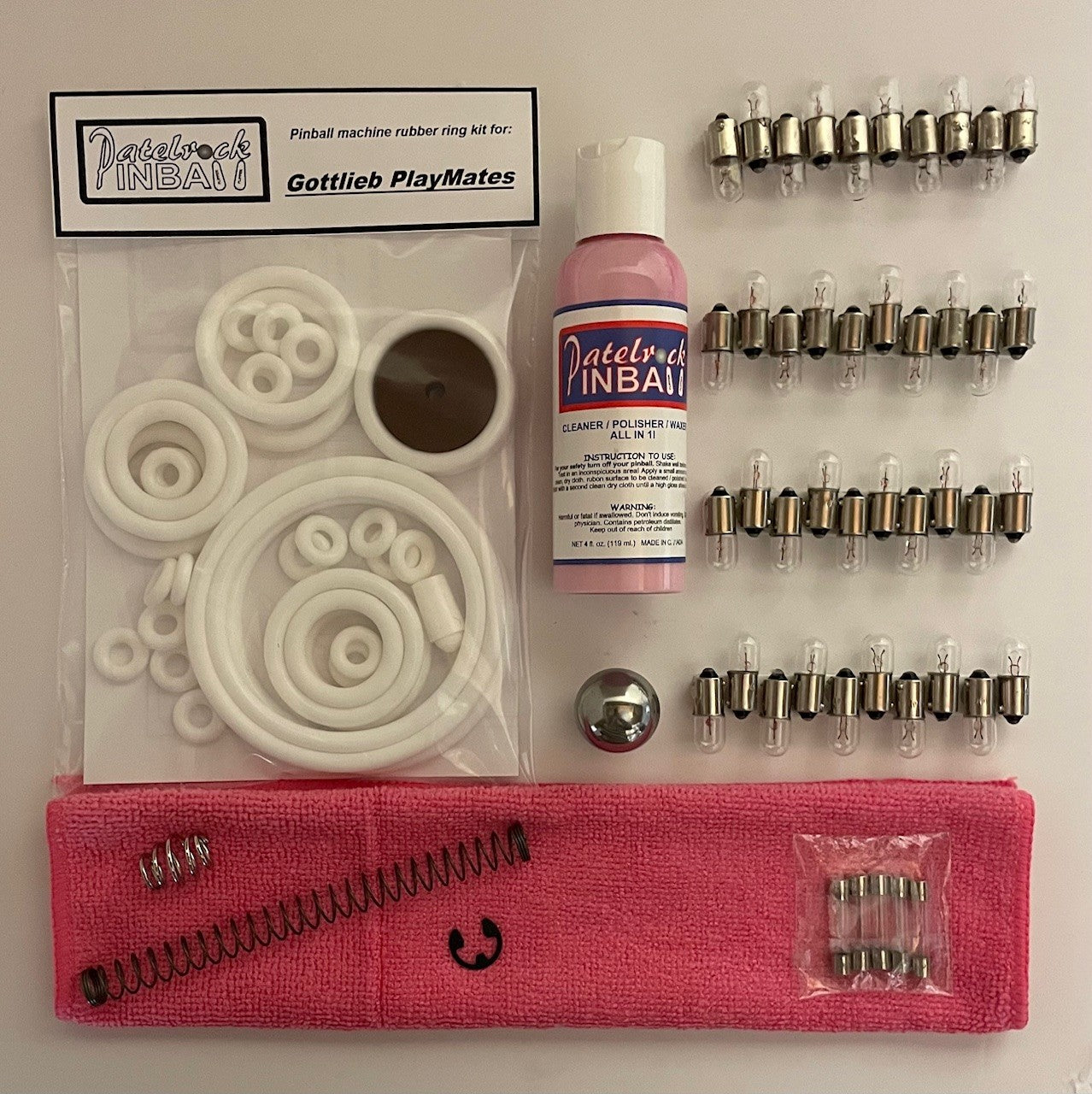 Gottlieb Playmates Pinball Machine Maintenance Kit