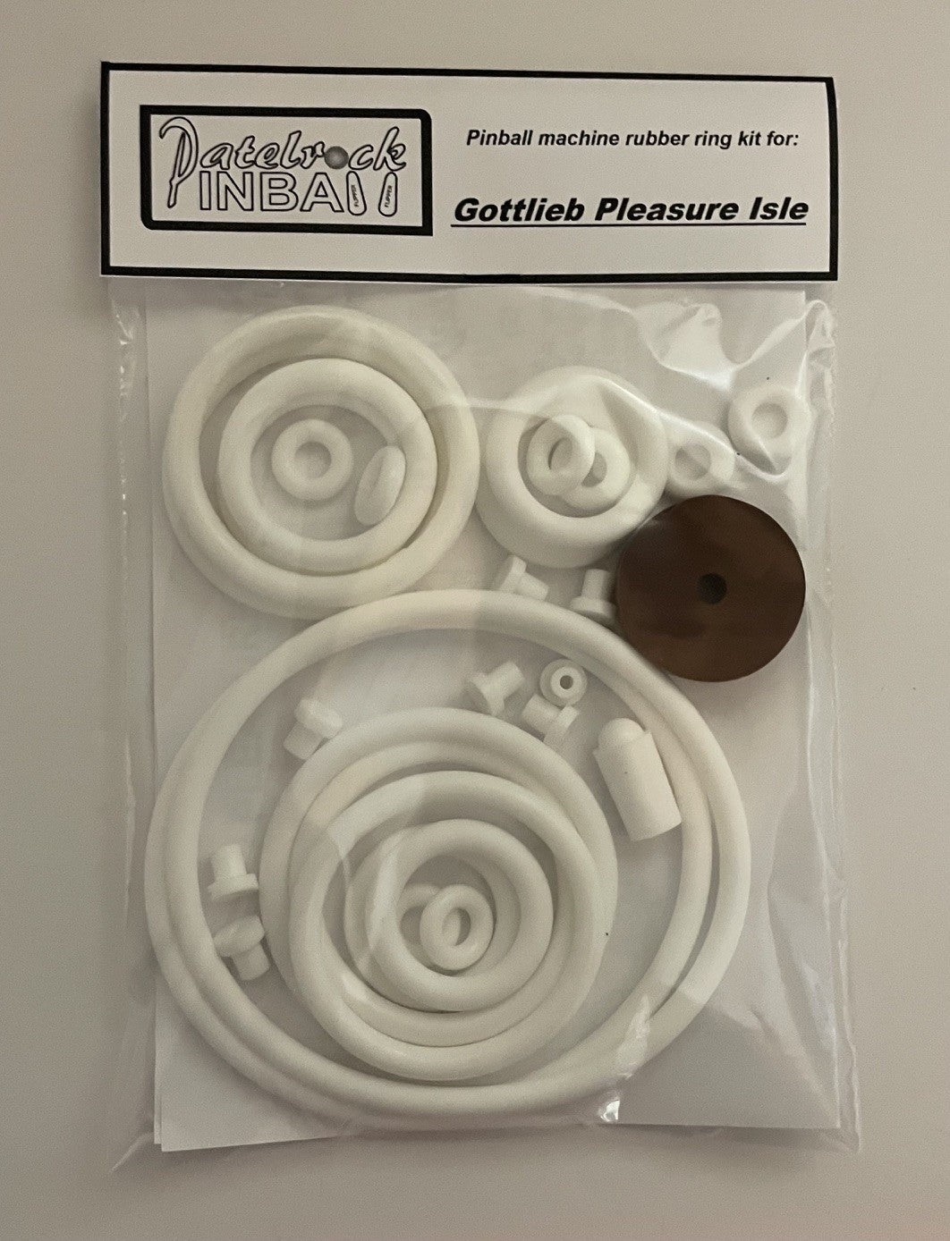 Gottlieb Pleasure Isle Pinball Machine Rubber Ring Kit