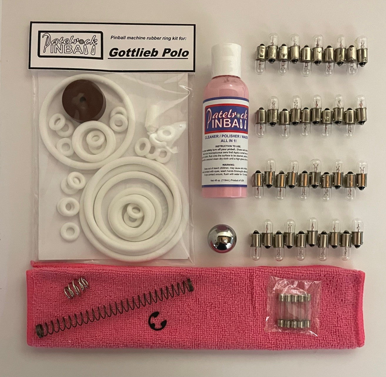 Gottlieb Polo Pinball Machine Maintenance Kit