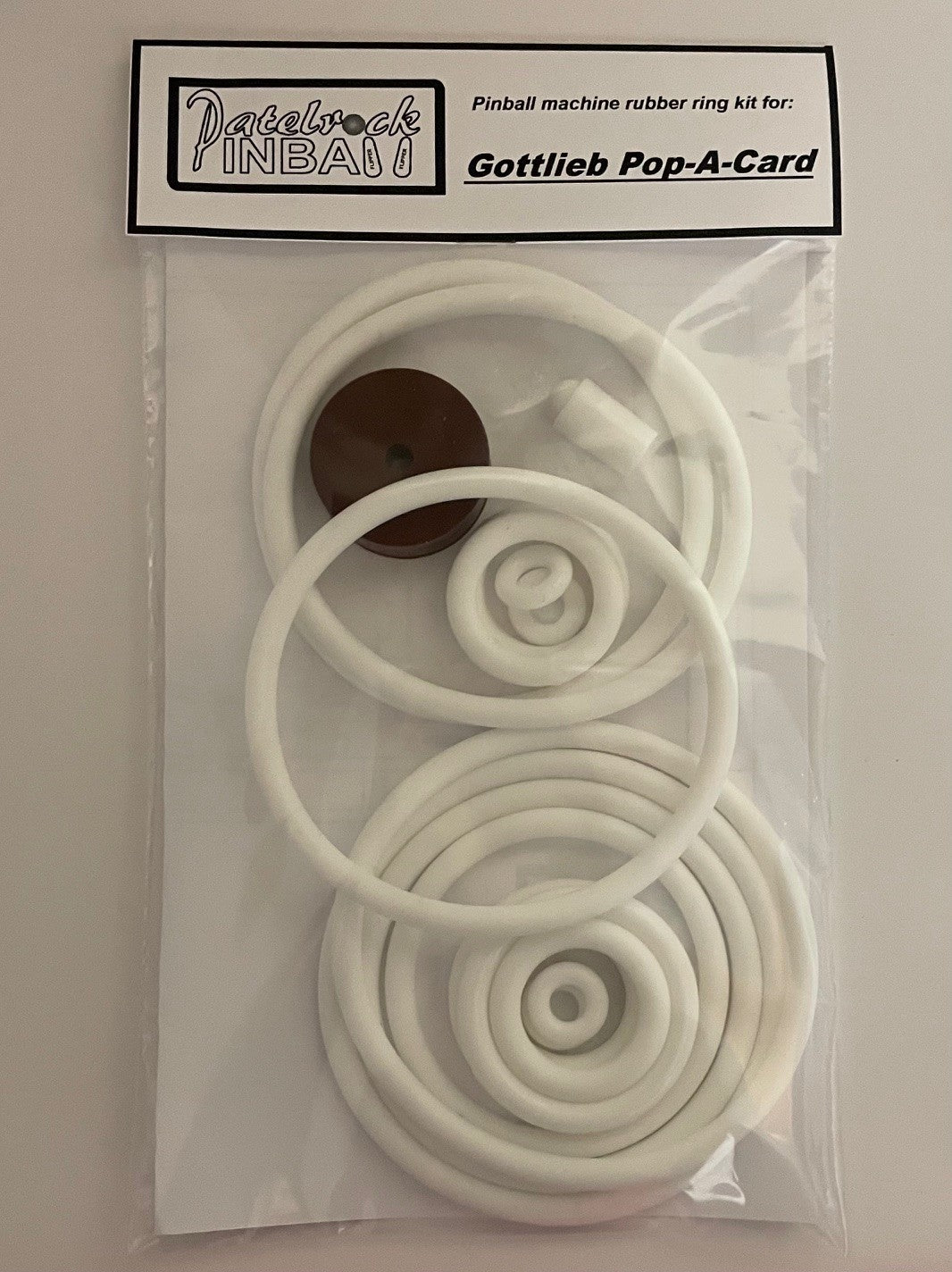 Gottlieb Pop-A-Card Pinball Machine Rubber Ring Kit