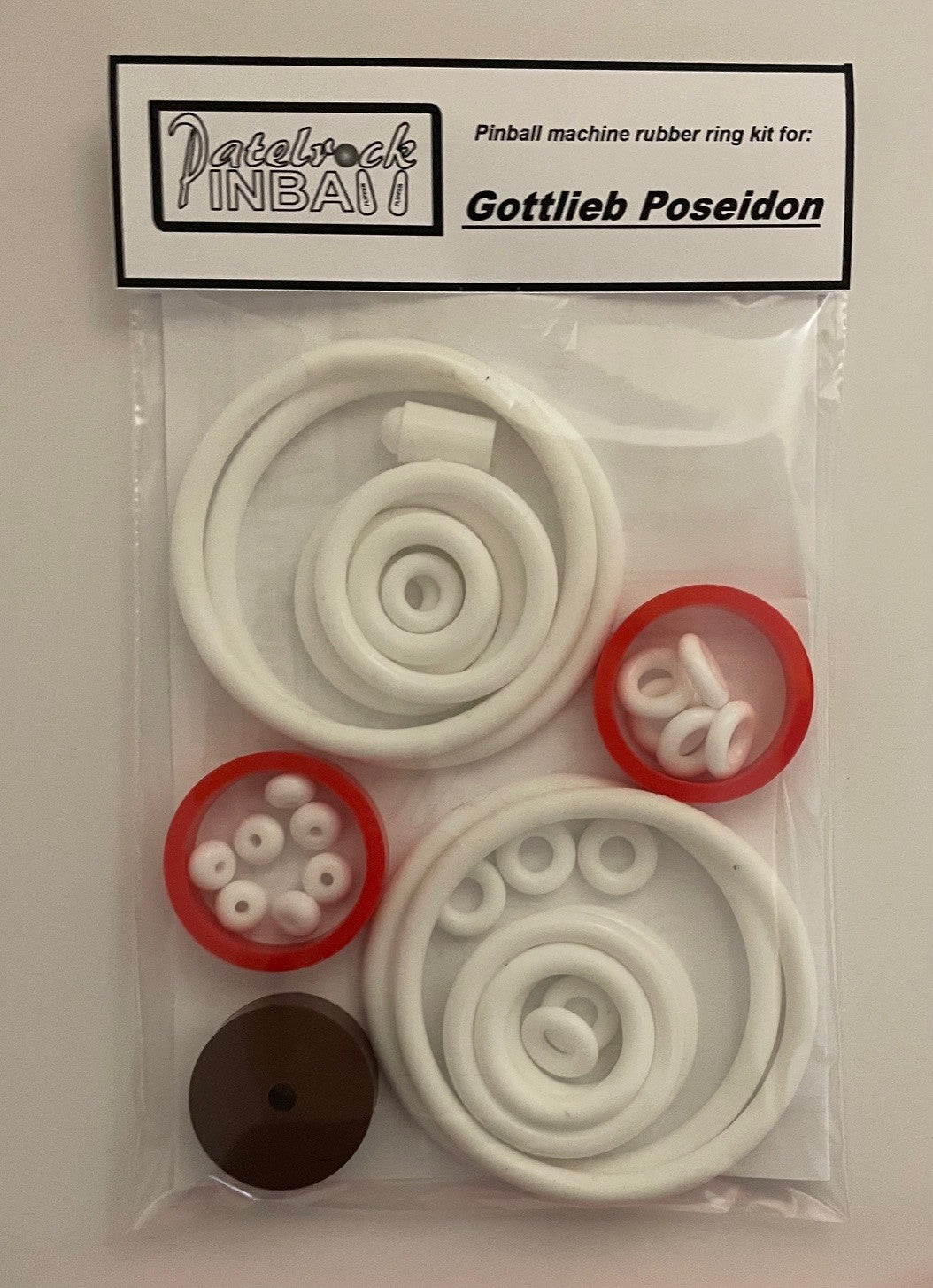 Gottlieb Poseidon Pinball Machine Rubber Ring Kit