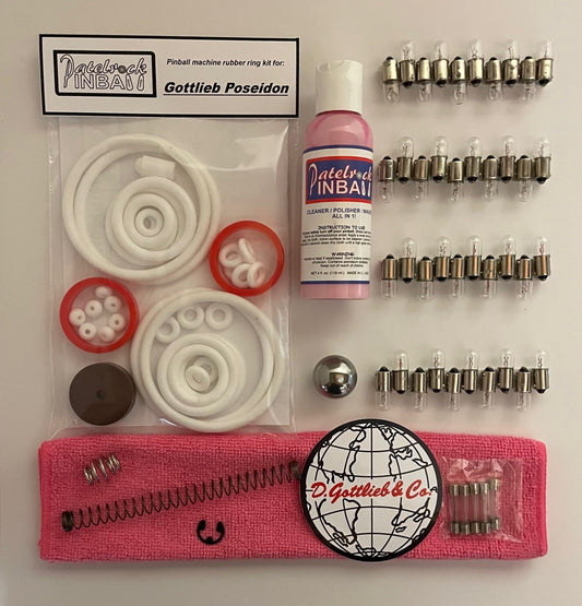 Gottlieb Poseidon Pinball Machine Maintenance Kit