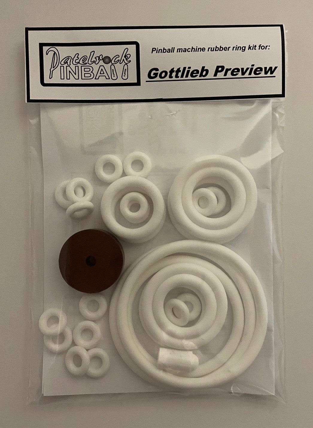Gottlieb Preview Pinball Machine Rubber Ring Kit