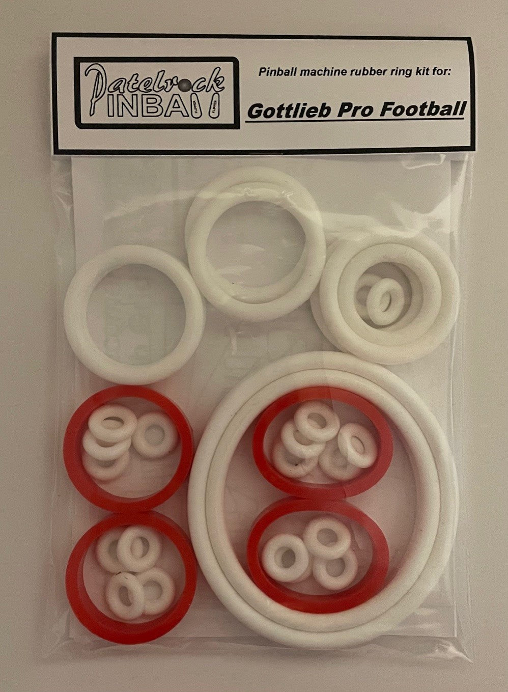 Gottlieb Pro-Football Pinball Machine Rubber Ring Kit