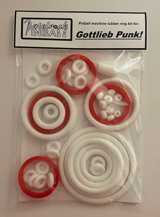 Gottlieb Punk! Pinball Machine Rubber Ring Kit
