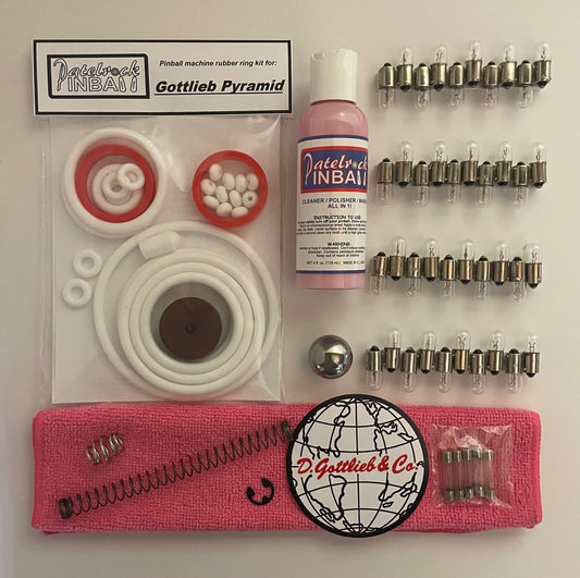 Gottlieb Pyramid Pinball Machine Maintenance Kit