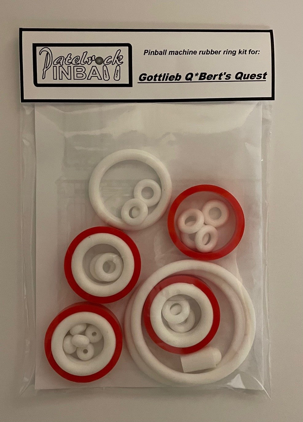 Gottlieb Q Bert's Quest Pinball Machine Rubber Ring Kit