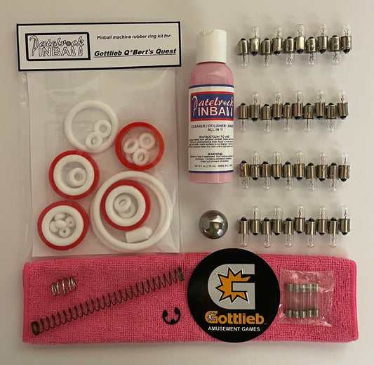 Gottlieb Q Bert's Quest Pinball Machine Maintenance Kit
