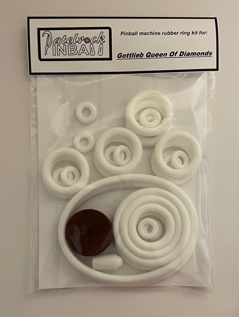 Gottlieb Queen of Hearts Pinball Machine Rubber Ring Kit