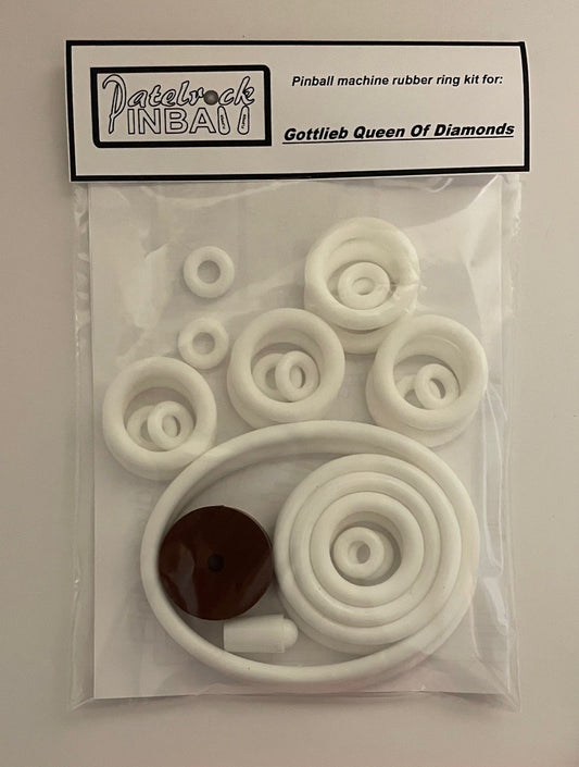Gottlieb Queen of Hearts Pinball Machine Rubber Ring Kit