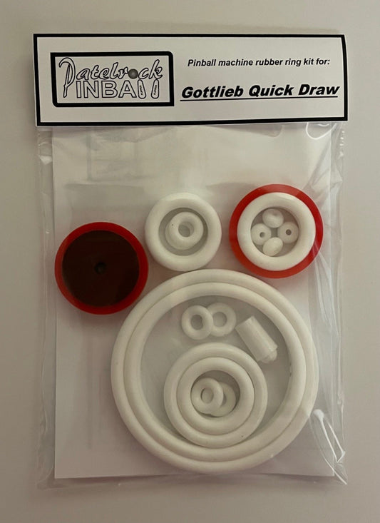 Gottlieb Quick Draw Pinball Machine Rubber Ring Kit