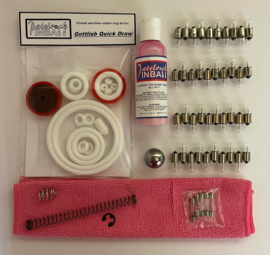 Gottlieb Quick Draw Pinball Machine Maintenance Kit