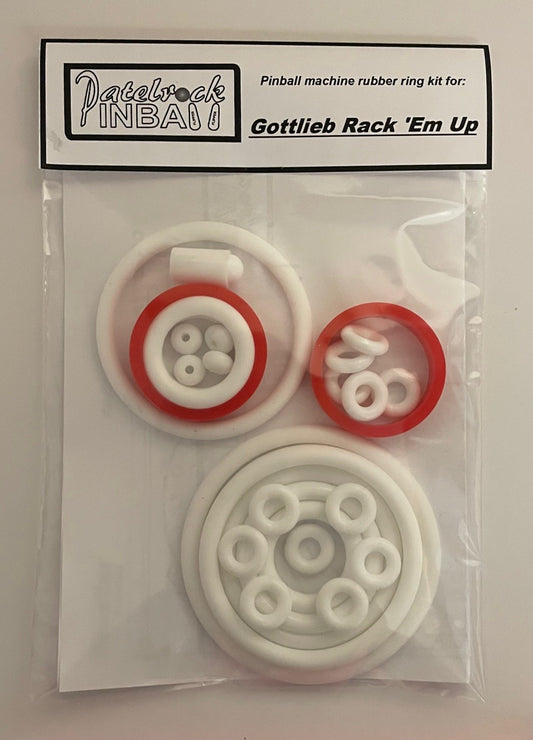 Gottlieb Rack 'Em Up! Pinball Machine Rubber Ring Kit