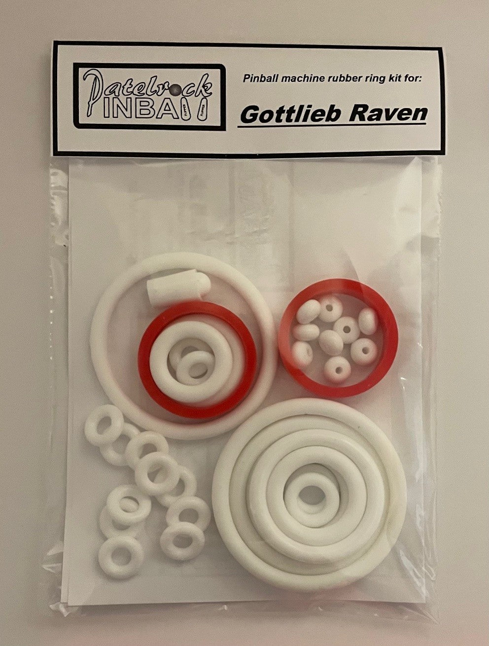 Gottlieb Raven Pinball Machine Rubber Ring Kit
