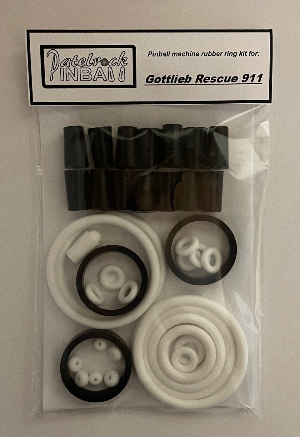 Gottlieb Rescue 911 Pinball Machine Rubber Ring Kit