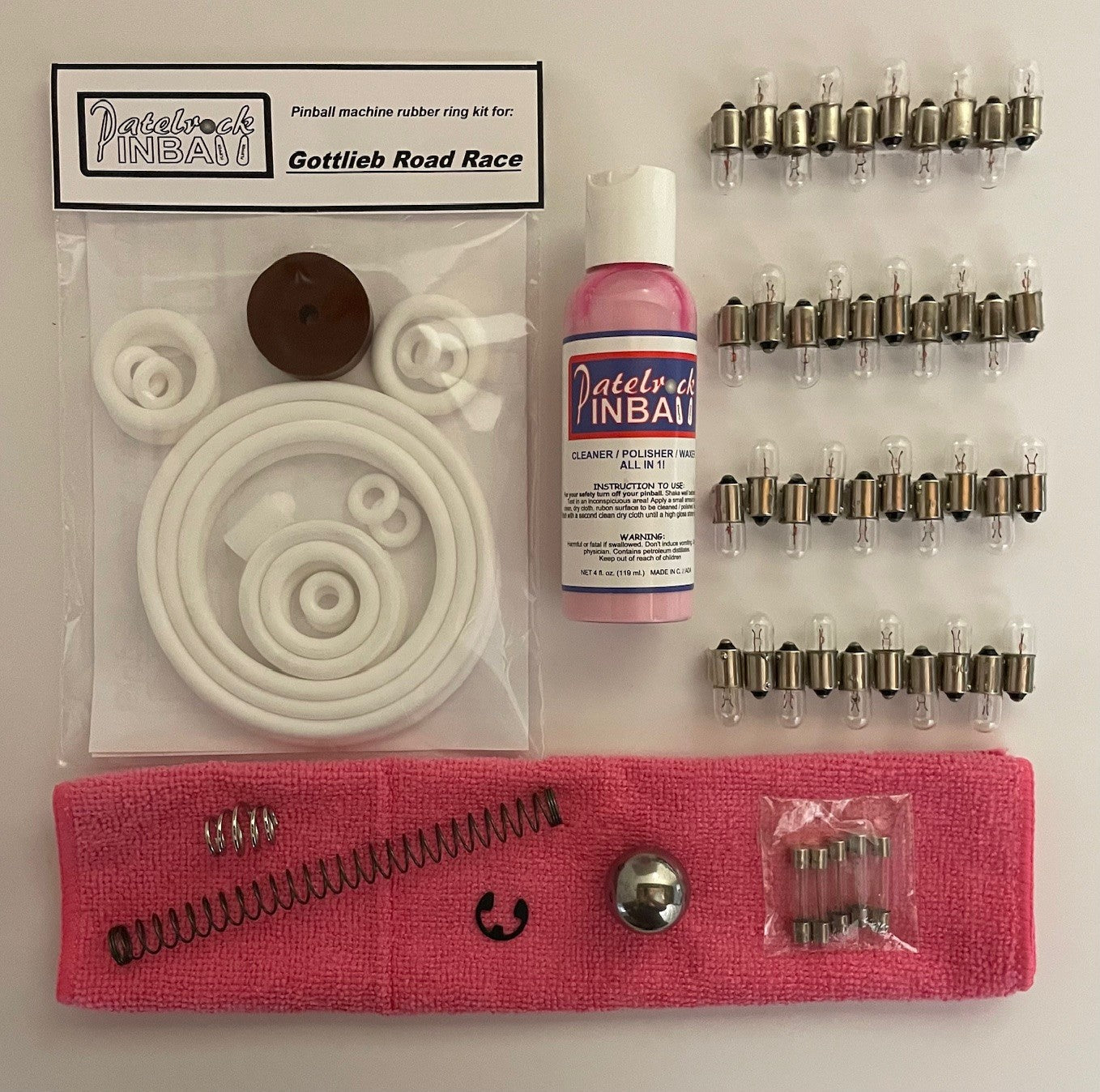 Gottlieb Road Race Pinball Machine Maintenance Kit